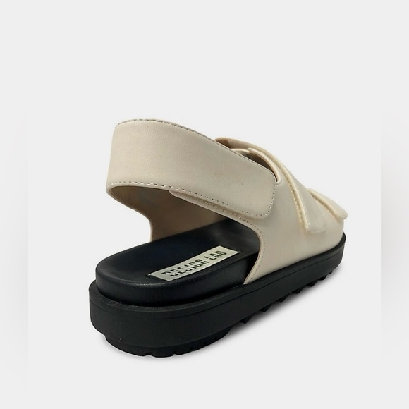 Nwot Design lab sandals size 8 cream and black - Picture 5 of 7